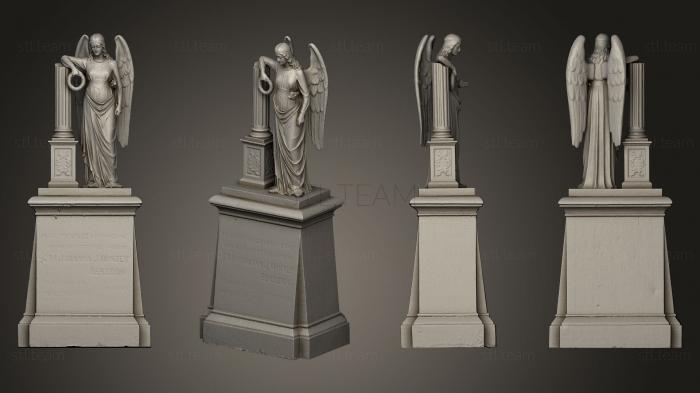 3D модель Ангел на памятнике (STL)